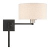 Livex Lighting 1 - Light Wall Light in  Black - 3 of 4