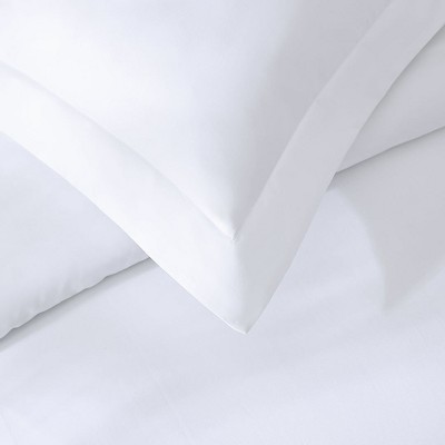 White Queen Ultra Sateen Cotton Duvet Cover Set