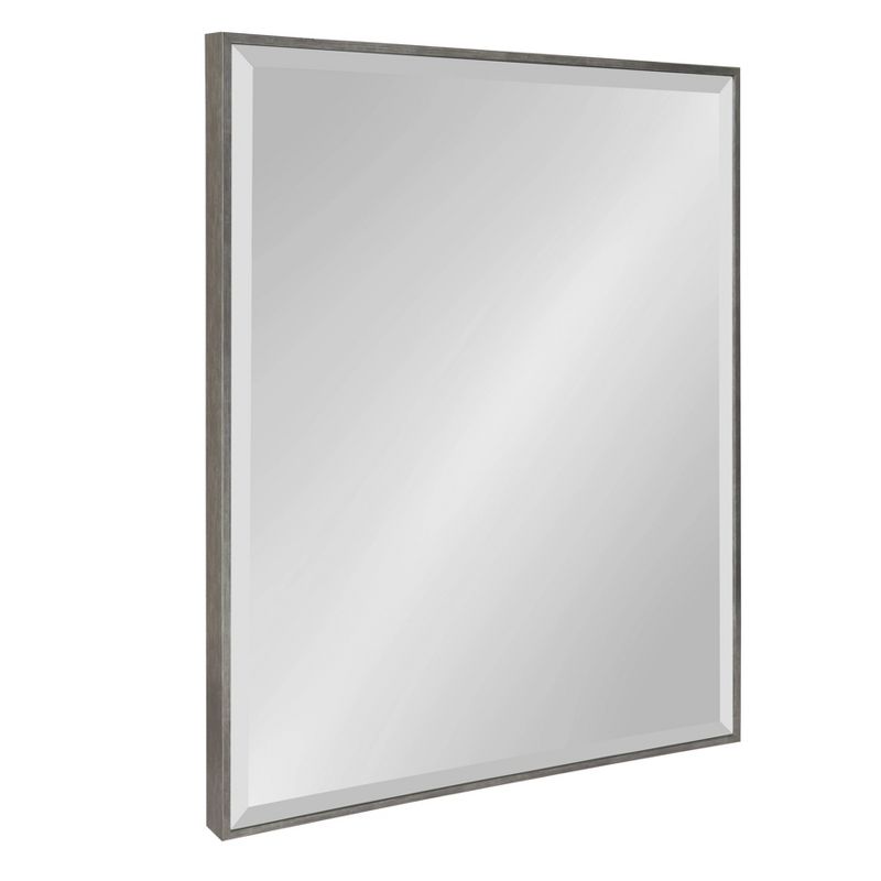 23&#34; x 29&#34; Rhodes Framed Wall Mirror Dark Silver - Kate and Laurel, 1 of 8