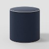 Contrast Welt Drum Ottoman in Velvet - Threshold™ - 2 of 4