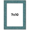 PosterPalooza | Photo Size Simple Blue Picture Frame - UV Acrylic, Foam Board Backing, Hanging Hardware - 2 of 4