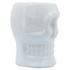 Sagebrook Home Ceramic Skull Vase - Contemporary Decorative Skull Vase for Succulents or Small Plants - Indoor or Outdoor Skull Vase - 4 of 4