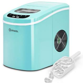 WELLFOR 26.5 LBS. Mini Portable Electric Ice Maker in Navy EP-HPY
