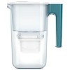 Perfect Pour 6-Cup Water Filter Pitcher, Reduces Microplastics, BPA Free, NSF Certified, Includes 1 Evolve+ Filter, Blue - 2 of 4