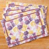 The Lakeside Collection Painted Floral Set of 4 Placemats - 2 of 3