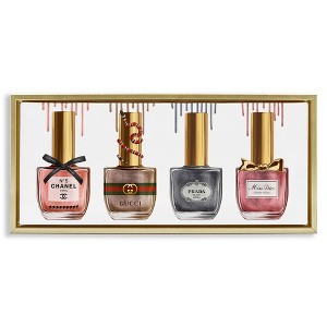 Stupell Industries Glam Nail Polish Collection, 31" x 14" - 1 of 4