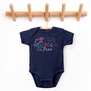 The Juniper Shop The Land Of The Free Coquette Baby Short Sleeve Bodysuit - 1 of 4