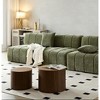 Lyngins 2-Piece Nesting Coffee Table Set with Storage, Waterproof & Wear-Resistant Round Tea Table, No Assembly, Ideal Living Room Table - 3 of 4