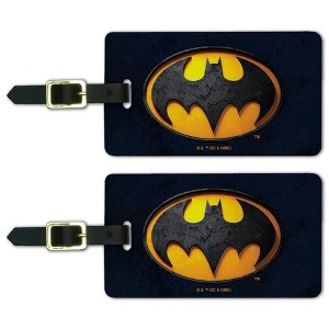 The Flash Batman Logo Luggage ID Tags Set of 2 - 1 of 4