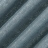 1pc 50"x63" Sun Zero Bronte Floral Jacquard 100% Blackout Rod Pocket Curtain Panel Denim - 3 of 4