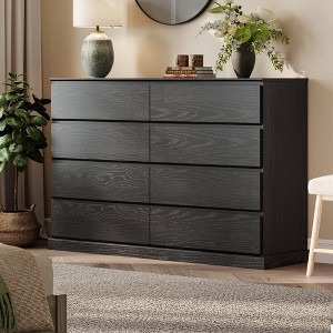 Modern Wooden Dresser Cabinet, 54" Wide 8/9/10 Drawer Chest of Drawers, Large Storage Organizer for Bedroom, Closet, and Living Room - 1 of 4