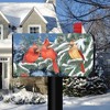 Winter Cardinal Trio Magnetic Mailbox Cover Birds Standard Briarwood Lane - 2 of 3