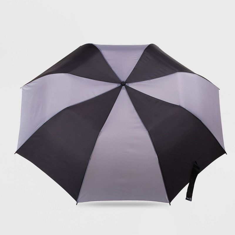 Totes Plaid Foldable Compact Umbrella, 4 of 5