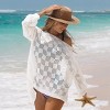 Women's Chic Crochet Openwork Beach Cover Up - Cupshe - 4 of 4