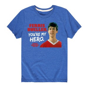 Boys' - Ferris Bueller's Day Off - Ferris My Hero Short Sleeve Graphic T-Shirt - 1 of 4