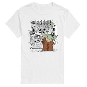 Men's - Star Wars - The Mandalorian Grogu Comic Short Sleeve Graphic T-Shirt - 1 of 4