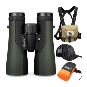 Vortex 12x50 Crossfire HD Roof Prism Binoculars w/Floating Strap & Vortex Hat - 1 of 4