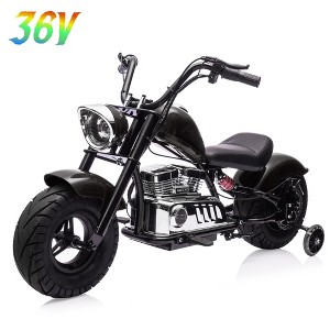 Jojoka Kids Electric Dirt Bike 36V Ride On Motorcycle for Teens, 350W Brushless Motor, 16.5 MPH, LED Headlights, Music, Spring Suspension - 1 of 4