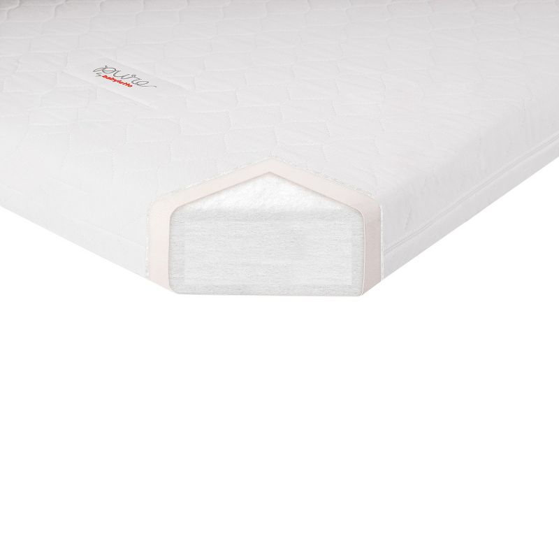 Babyletto Pure Core Non-Toxic Mini Crib Mattress with Hybrid Waterproof Cover, Greenguard Gold Certified, 4 of 7