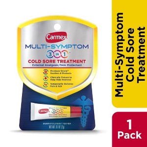 Carmex Multi-Symptom 3-in-1 Cold Sore Treatment - 0.07 OZ - 1 of 4