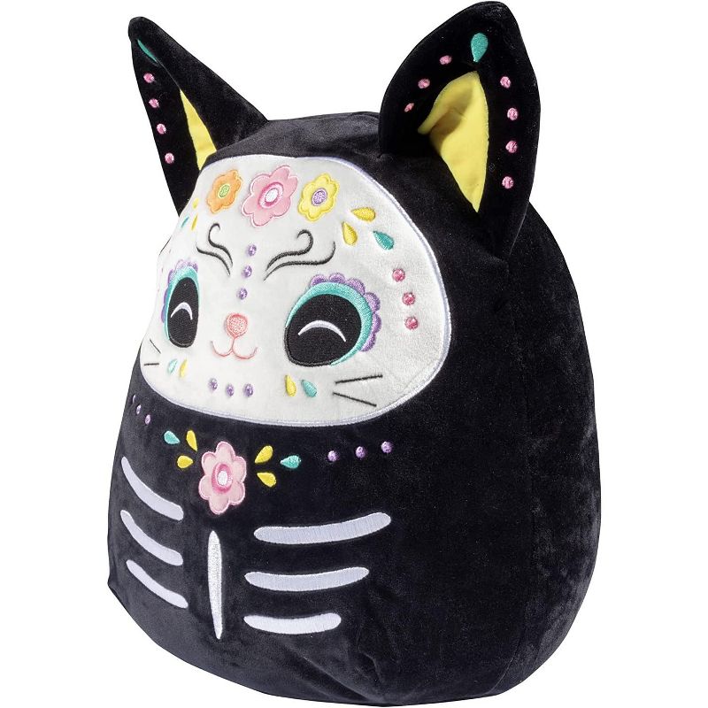 Squishmallows 12" Zelina The Day of Dead Black Cat - Official Kellytoy Halloween Plush - Cute and Soft Stuffed Animal - Great Gift for Kids, 3 of 4