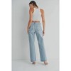 Women's Relaxed Straight Jeans - JUST BLACK DENIM - 4 of 4