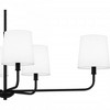 Quoizel Lighting Gallagher 6 - Light Chandelier in  Matte Black - 3 of 4