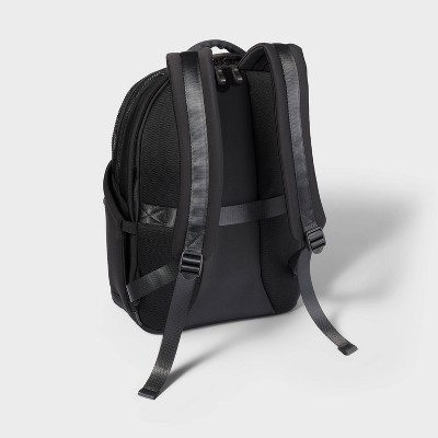Faux Neoprene; Backpack Black - All In Motion