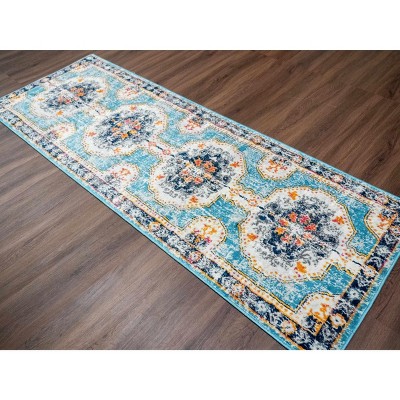 Hauteloom Tigried Turquoise 2308 Area Rug