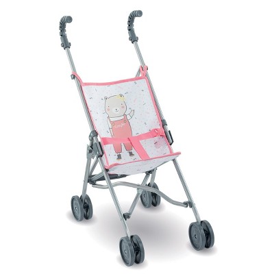 Corolle Umbrella Doll Stroller - Pink - Inspired by Stroller for Real Babies