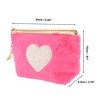 Unique Bargains Women's Portable Heart Style Makeup Bag 1 Pc - 2 of 3