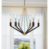 Livex Lighting Beckett 6 - Light Chandelier in  Satin Brass/Bronze - 2 of 4