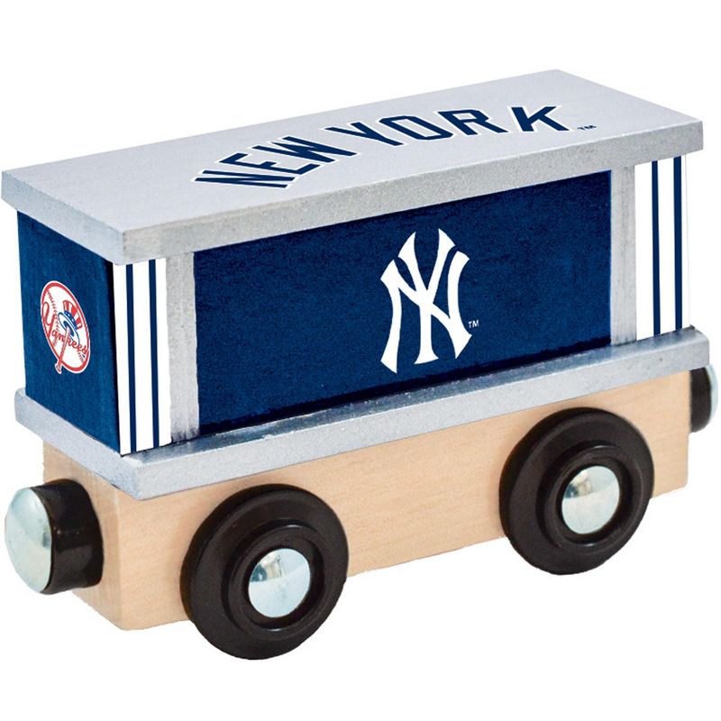 MasterPieces Wood Train Box Car - MLB New York Yankees, 1 of 6