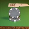 Slickblue 25-Count Striped Dice 11.5g Poker Chips, Clay Composite, Great for Game Nights & Counting Tools, Color Options - 2 of 3