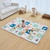 VEVOR Baby Play Mat, 51""x79"" Baby Crawling Mat, Non-Slip One-Piece Foam Baby Playmat, Foldable Portable Reversible Floor Mat with Travel Bag, Grey - 2 of 4