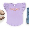 SmileyWorld Candy Corn Outlines - Flutter Sleeve Graphic T-Shirt - 3 of 4