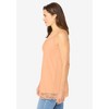 Woman Within Plus Size Lace-Trim V-Neck Tank - 4 of 4