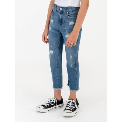Levi's® Girls' High-Rise Ankle Straight Jeans - Medium Wash