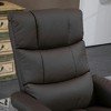 Resenkos Swivel Recliner with Ottoman, Massage Recliner Chair with Remote, Faux Leather, - 2 of 4