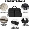 Ultra thin laptop bag 17-17.3", shoulder strap laptop bag, men's and women's laptop bag cover, suitable for general models - 4 of 4