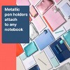 Noted by Post-it 4pk Metallic Adhesive Pen Loop Holders - 3 of 4