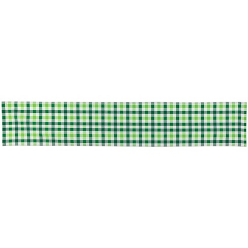 Northlight 72" Green Checkered Table Runner - image 1 of 4