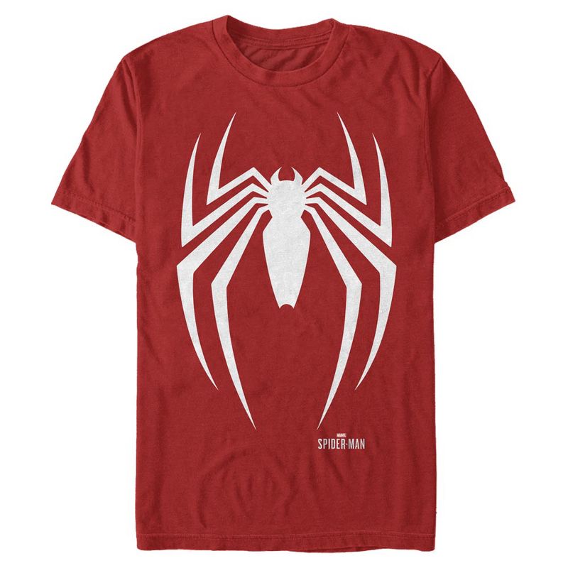 Men's Marvel Gamerverse Spider-Man Logo T-Shirt, 1 of 5