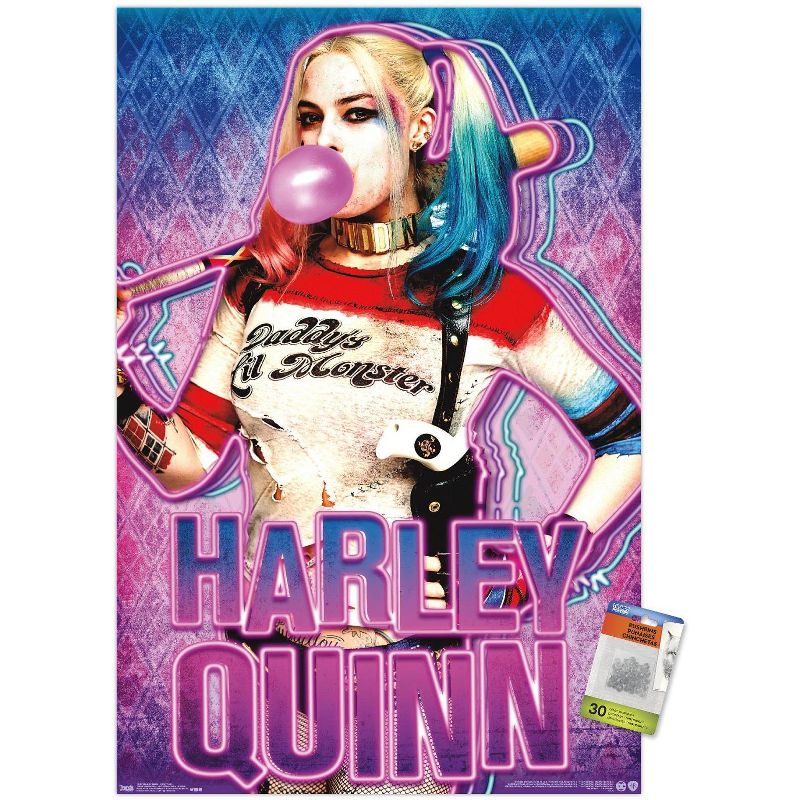 Trends International DC Comics Movie - Suicide Squad - Harley Gum Unframed Wall Poster Prints, 1 of 7