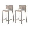 Lagoon Rue Resin Stackable Outdoor Counter Stool - 4 of 4