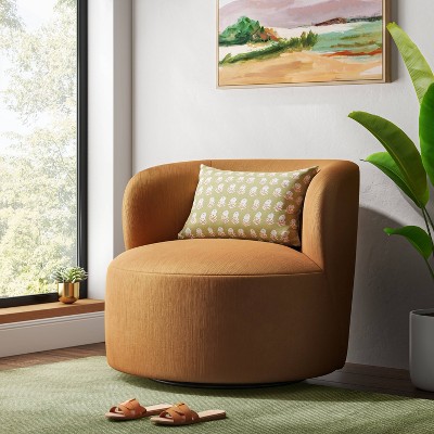 Madalyn Swivel Chair in Titan Copper - Threshold™
