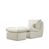 Compressed Lounge Chair with Ottoman, Modern Sofa for Small Spaces, Comfortable Polyester Sofa for Living Room, Bedroom, or Studio - 3 of 4