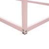 Sapphtopaz Floor House Bed Frame for Kid with Roof Design Platform Bed with Metal Frame for Kids Bedroom, Playroom, Nursery - 2 of 4