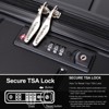 3 PCS Hardshell Luggage Set, ABS Lightweight Spinner Suitcase with TSA Lock (20/24/28)-ModernLuxe - 3 of 4