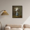 Art Remedy Jean Baptiste Chardin - A Vase of Flowers Classical vintage floral vase wall art Framed - 2 of 4